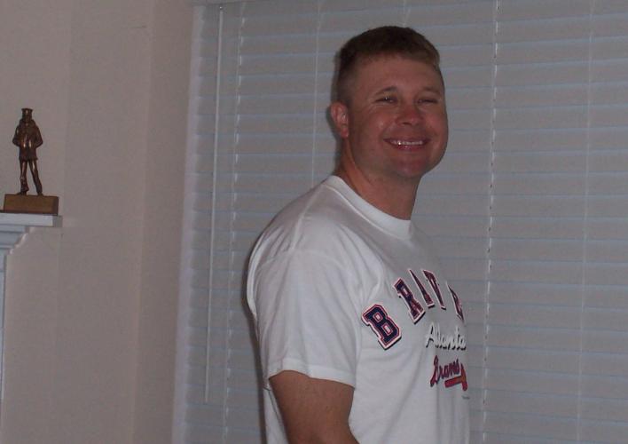 Greg home on leave from Iraq